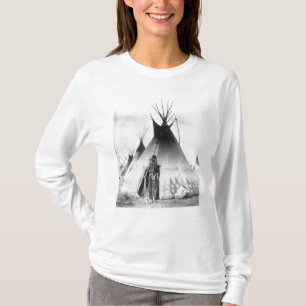 T-shirt Bravo Blackfoot, perto de Calgary, Alberta, 1889