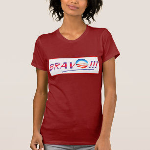 T-shirt Bravo, Obama