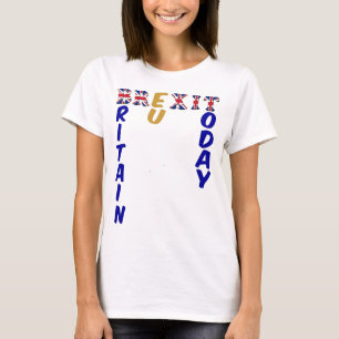 T-Shirt Brexit Grã-Bretanha - UE de hoje