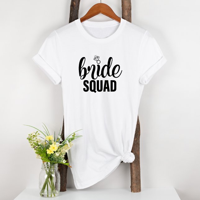 T-Shirt Bridal Envolvido no Esquadrão da Noiva (Criador carregado)