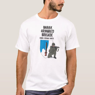 T-shirt Brigada blindada de Barak 188, forças de defesa de