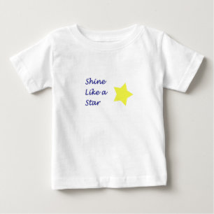 T-shirt Brilhar como uma estrela