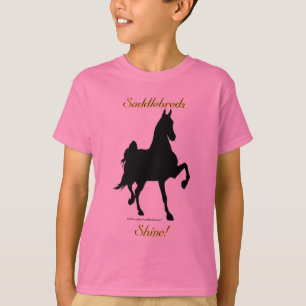 T-shirt Brilho de Saddlebreds -- T dos miúdos