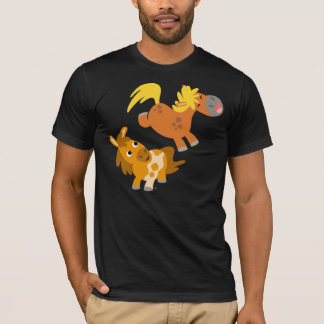 T-shirt brincalhão dos pôneis dos desenhos