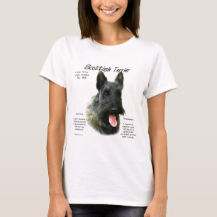 T-shirt Brindle Scottish Terrier History