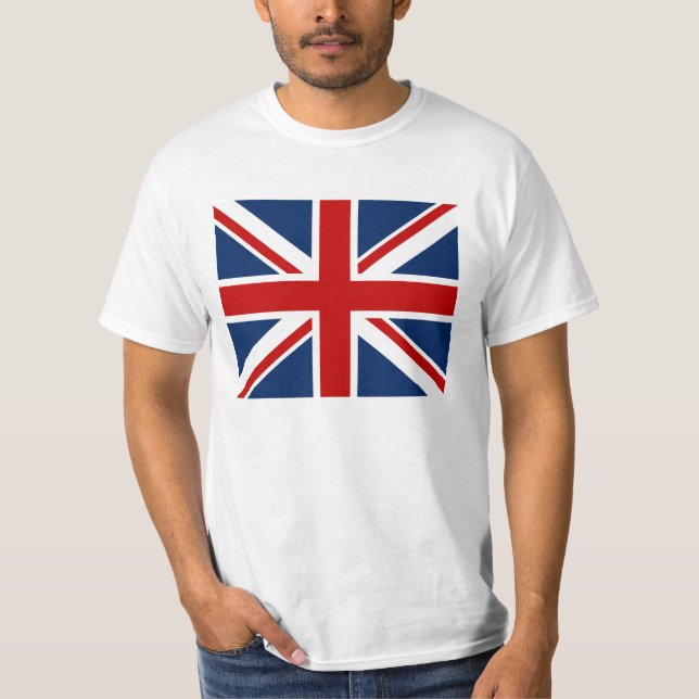 T-shirt britânico da bandeira (Frente)