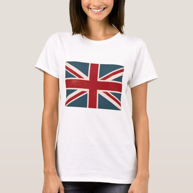 T-SHIRT BRITÂNICO DA BANDEIRA DE UNION JACK DO (Frente)