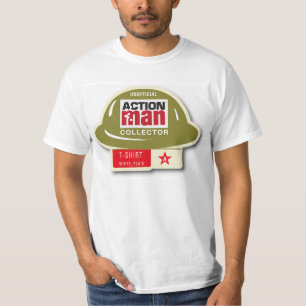 T-shirt britânico do homem da ação de Tommy -