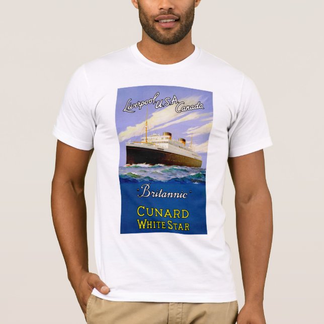 T-shirt ~ Britannic Liverpool, EUA, Canadá (Frente)