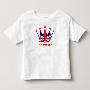T-shirt British Princess Crown