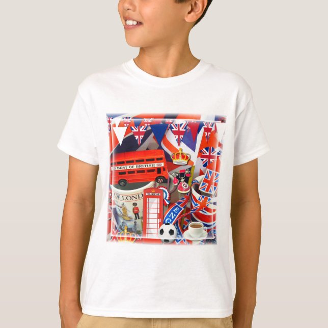T-shirt British Souvenirs (Frente)