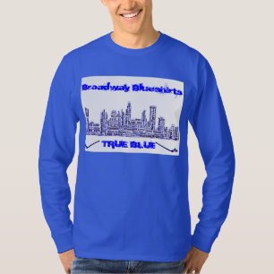 T-shirt Broadway Blueshirts Longsleeve verdadeiro