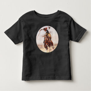 T-shirt "Bronco Bucking de um Hoss mau"