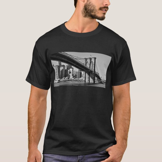 T-shirt Brooklyn Bridge Nova Iorque (Frente)