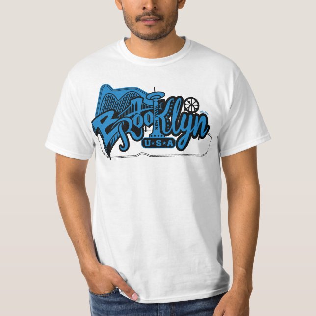 T-shirt Brooklyn EUA (Frente)