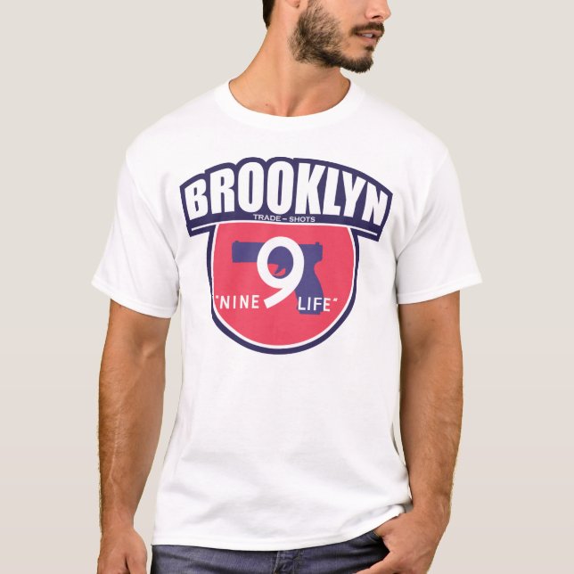 T-SHIRT BROOKLYN-NINE-LIFE (Frente)