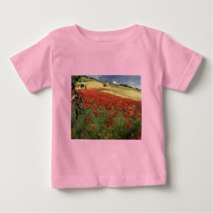 T-shirt BRUCE, William Blair papoila flores vermelhas da p