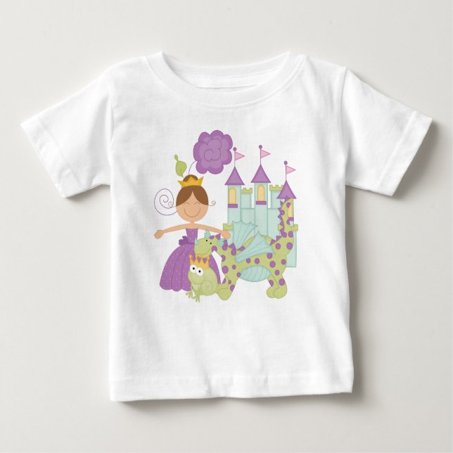 T-shirt Brunette Princess (Frente)
