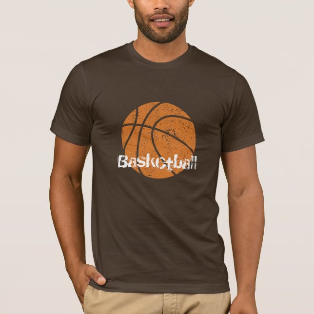 t-Shirt bruto de basquete (Frente)