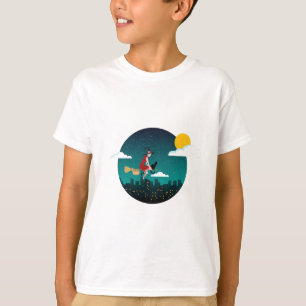 T-shirt bruxa Befana do Dia das Bruxas