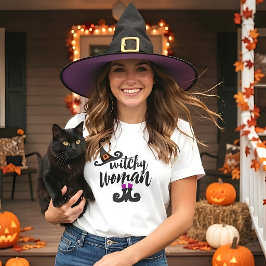 T-shirt Bruxa Caprichosa Mulher Halloween