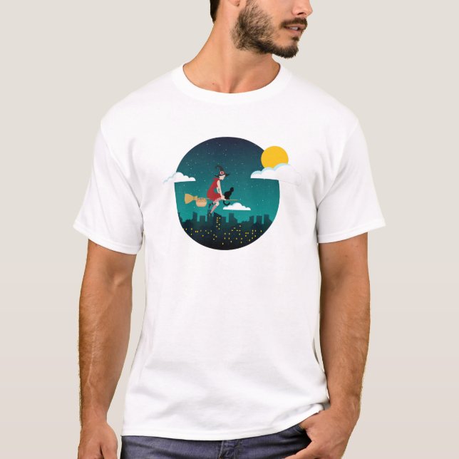 T-shirt bruxa-das-bruxas Befana (Frente)