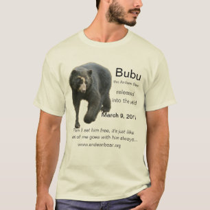 T-shirt Bubu está livre!