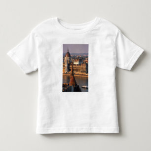 T-shirt Budapest, Hungria, Rio Danúbio, Parlamento