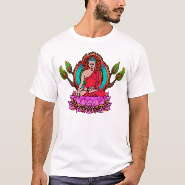 T-shirt buddah color2 (Frente)