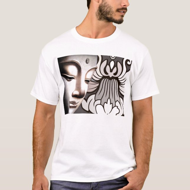T-shirt Buddha with Lotus (Frente)