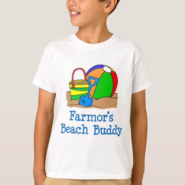 T-shirt Buddy de Praia do Farmor (Frente)