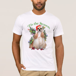 T-shirt Buff Cocker Spaniel 'Esta é a estação