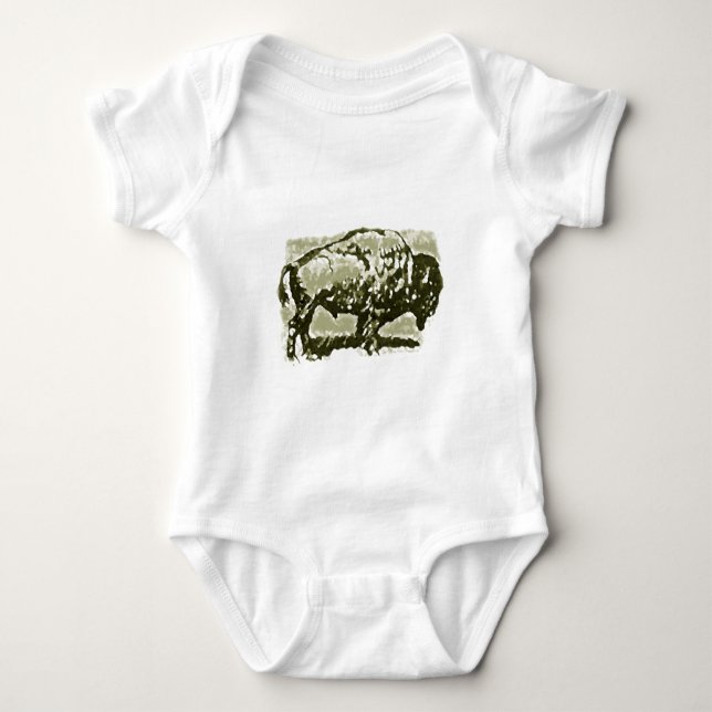 T-shirt Buffalo Art (Frente)