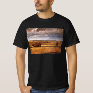 T-shirt Buffalo Bones Empreendidos por Harvey Thomas Dunn
