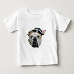 T-shirt Buldogue do pirata