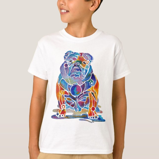 T-shirt Buldogue Inglês (Frente)