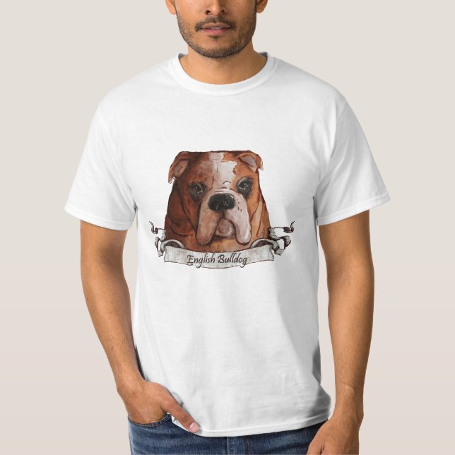 T-shirt Buldogue inglês (Frente)