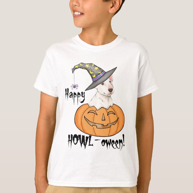 T-Shirt Bull Terrier Halloween (Frente)