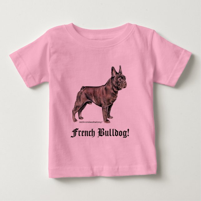 T-shirt Bulldog francês! (Frente)