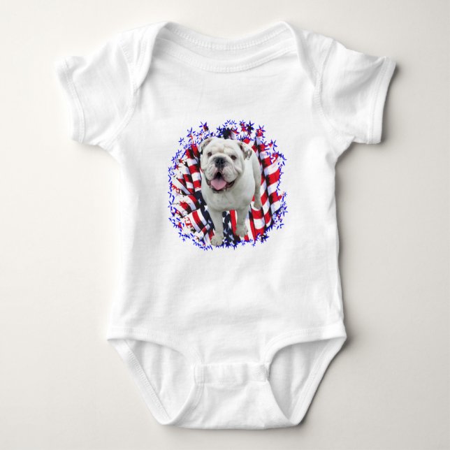 T-shirt Bulldog Patriot (Frente)
