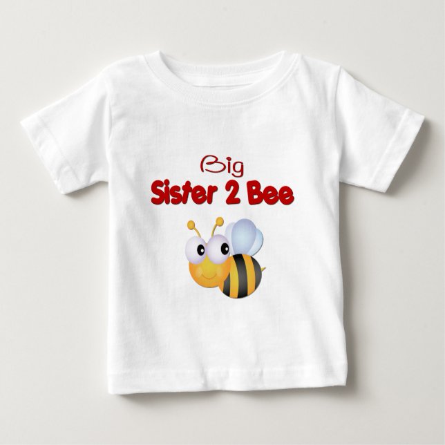T-shirt Bumble Bee Big Sister (Frente)