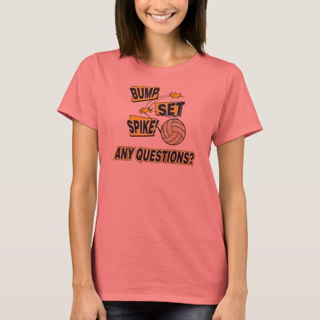 T-shirt Bump Set Spike Voleibol (Frente)