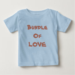 T-shirt BUNDLE DO AMOR - Azul-Cinto Simples / Marrom