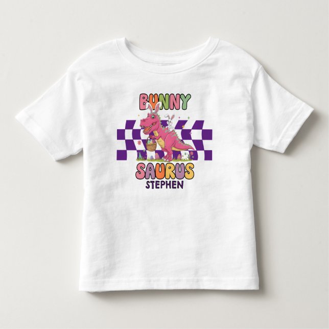 T-shirt "Bunny Dino-Saurus Toddler" (Frente)