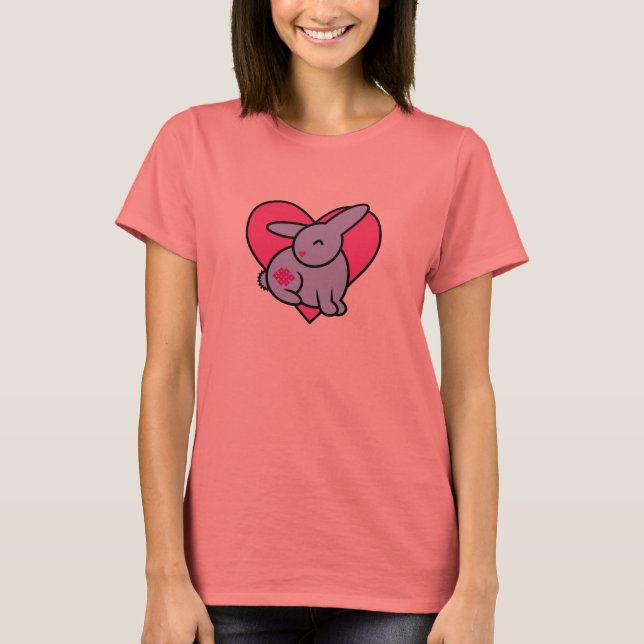 T-shirt Bunny Tee sem fim (Frente)