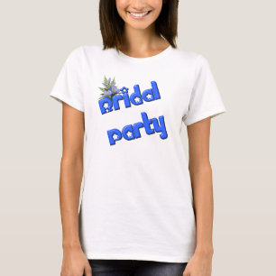 T-shirt Buquê de Flor de Partido Bridal