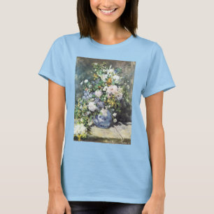 T-shirt Buquê de Primavera de Pierre Renoir, Flores Vintag
