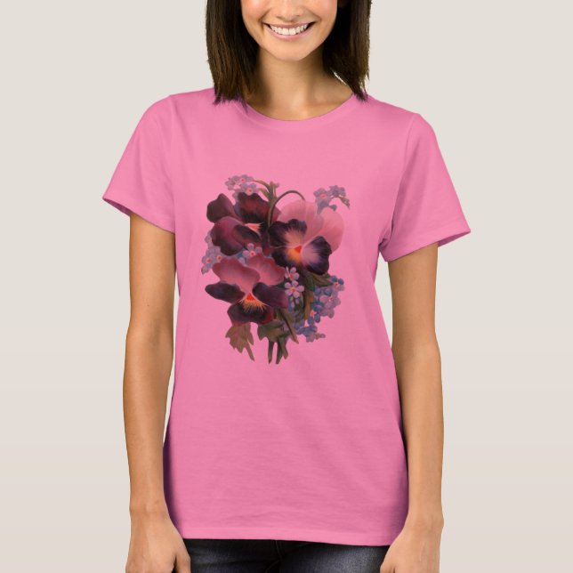 T-shirt Buquê Pansy (Frente)