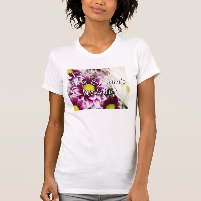 T-shirt Buquê roxo (Frente)