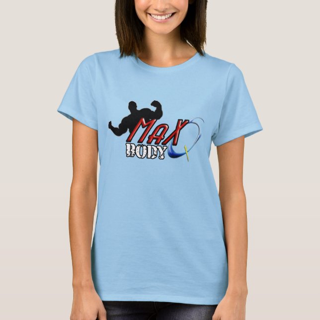 T-Shirt Burnout (Feita), Max-Q Body Ladies, Vinta (Frente)